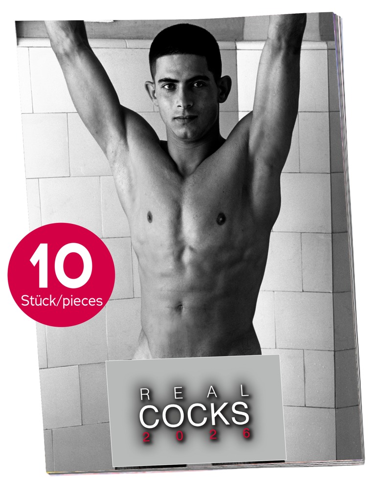 Pin Up Kalender Real Cocks 2026 I Et Pakke Med 10 Stk.