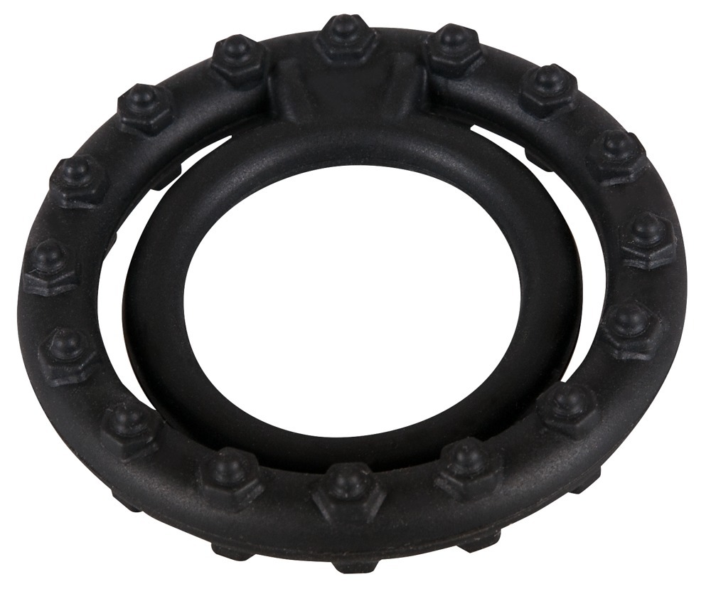 Steely Cockring" Penisring Med Testikelring, Silikone fra You2toys