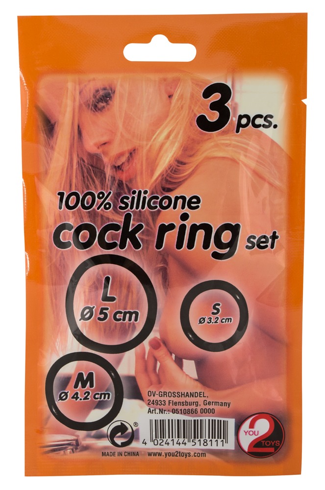 Silikone Penisring Sæt 3 Stk You2toys