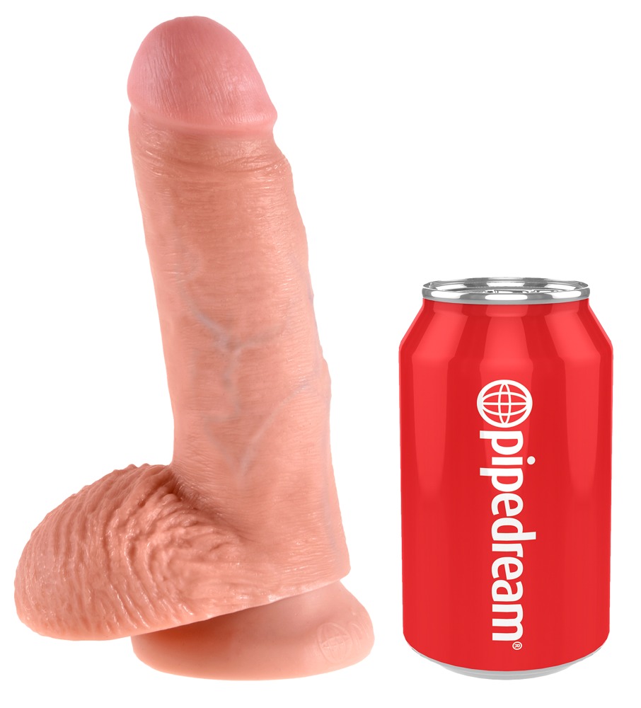 7" Cock With Balls fra King Cock