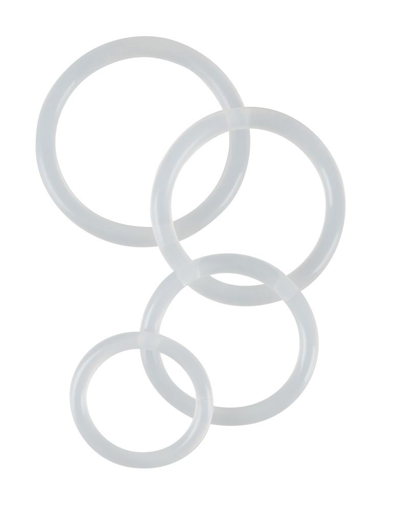 Clear Cockrings fra Men's Toys