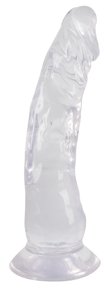 Naturdildo âcrystal Dildoâ Med Sugeskive fra Orion