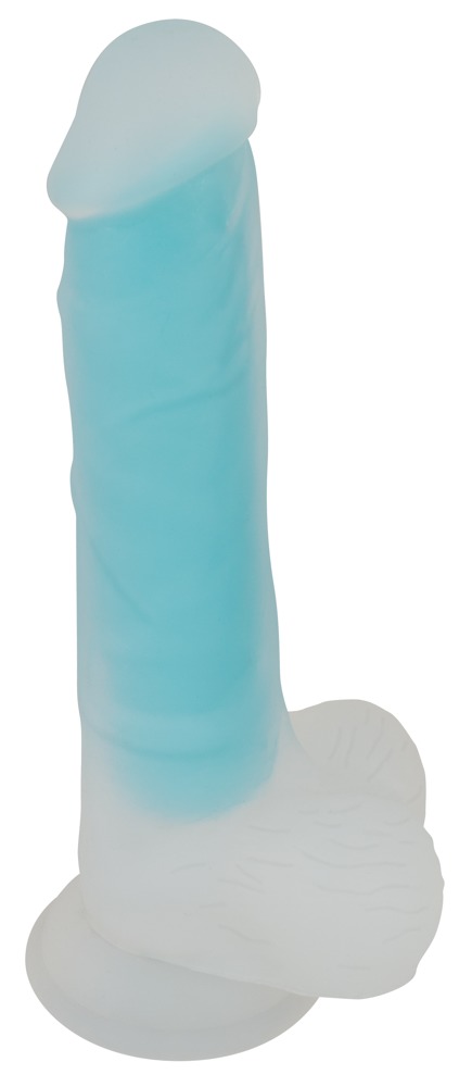 Naturdildo Glow In The Dark Med Sugekop fra You2toys