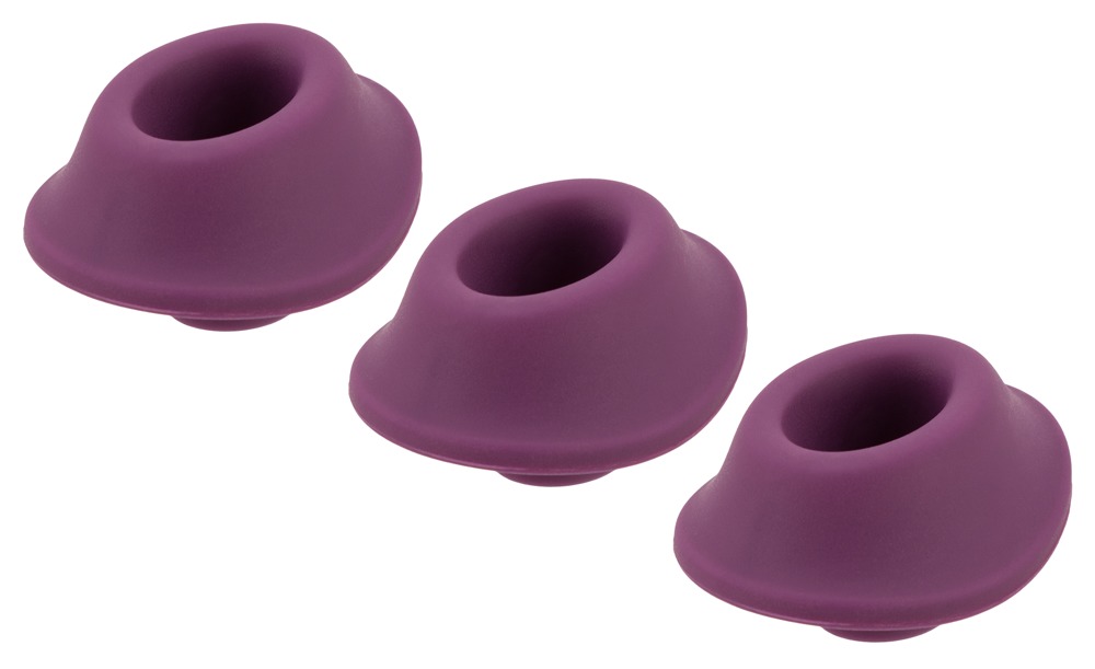 Udskiftningshætter 3 Stk. "purple" fra Womanizer