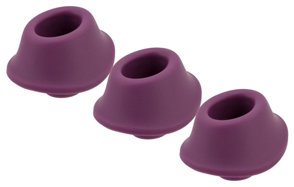 Udskiftningshætter 3 Stk. "purple" fra Womanizer