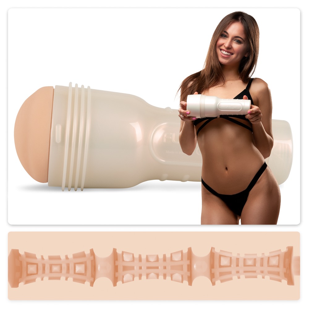 Masturbator "riley Reid Euphoria" Med Intens Stimulerende Tekstur fra Fleshlight