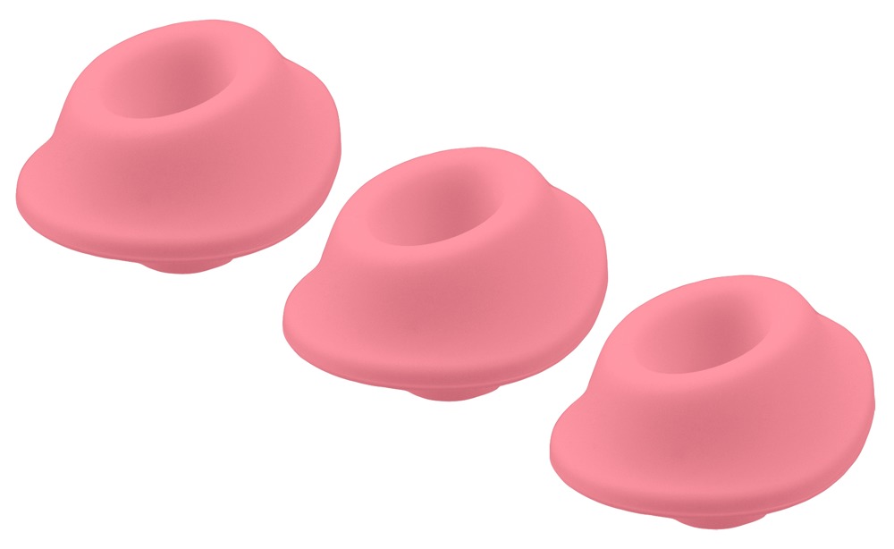 Udskiftningshætter 3 Stk. "rosa" fra Womanizer