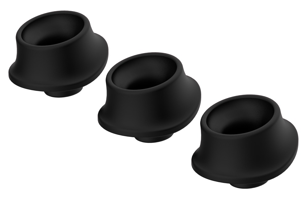 Udskiftningshætter 3 Stk. "sort" fra Womanizer