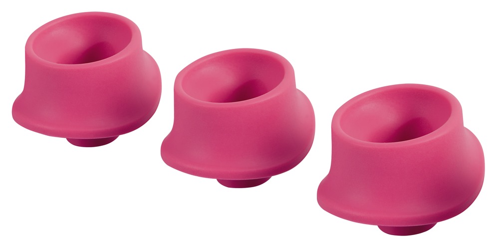 Udskiftningshætter 3 Stk. "raspberry" fra Womanizer