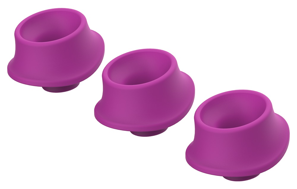 Udskiftningshætter 3 Stk. "purple" fra Womanizer