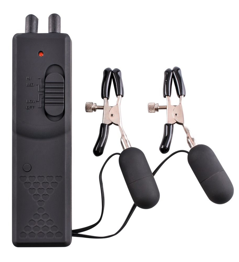 Vibrating Nipple Clamps fra Fetish Fantasy Series