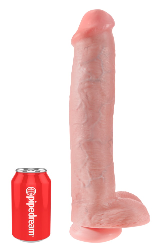 Cock With Balls 15" fra King Cock