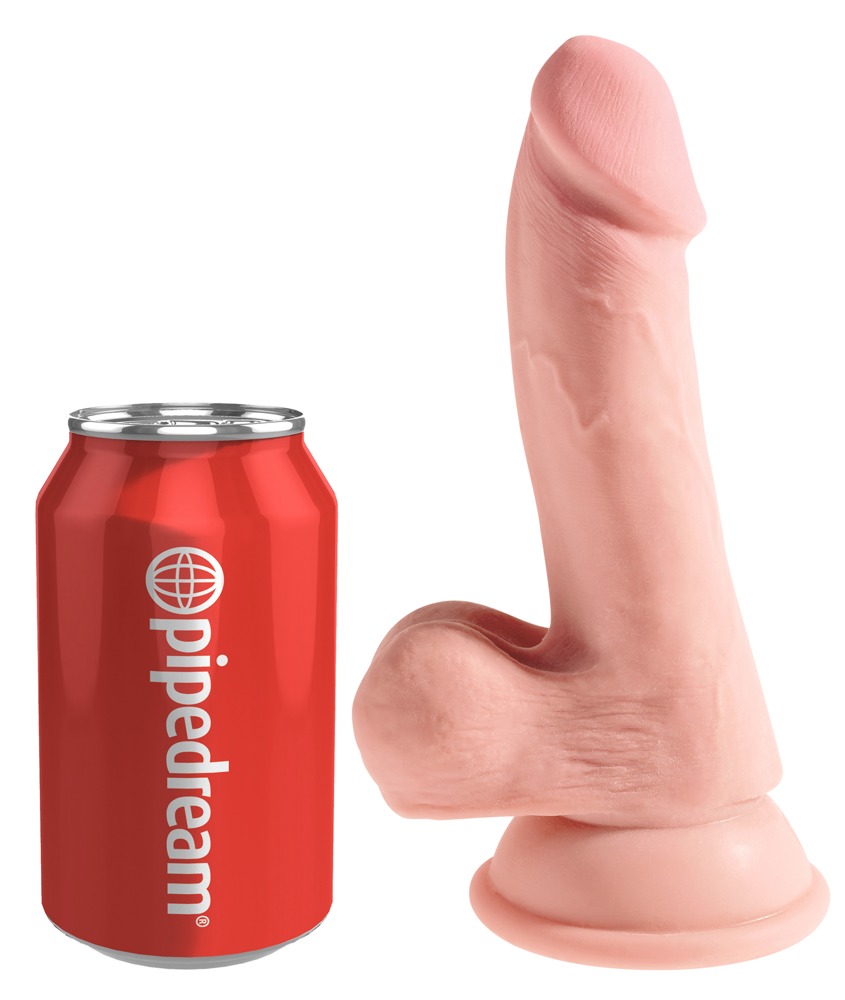 6,5" Triple Density Cock With Balls fra King Cock Plus