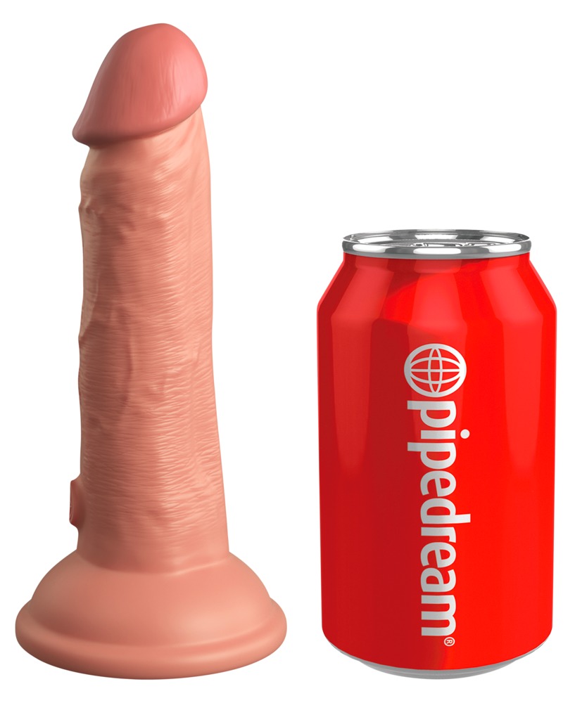 6â Dual Density Silicone Cock fra King Cock Elite