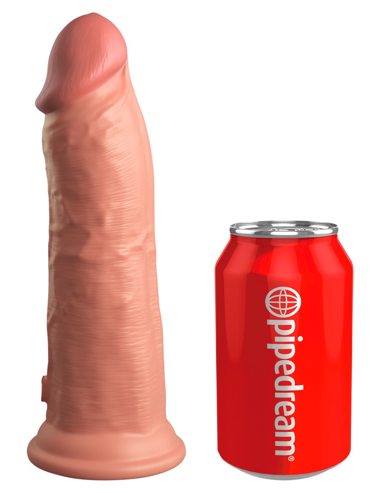 8â Dual Density Silicone Cock fra King Cock Elite