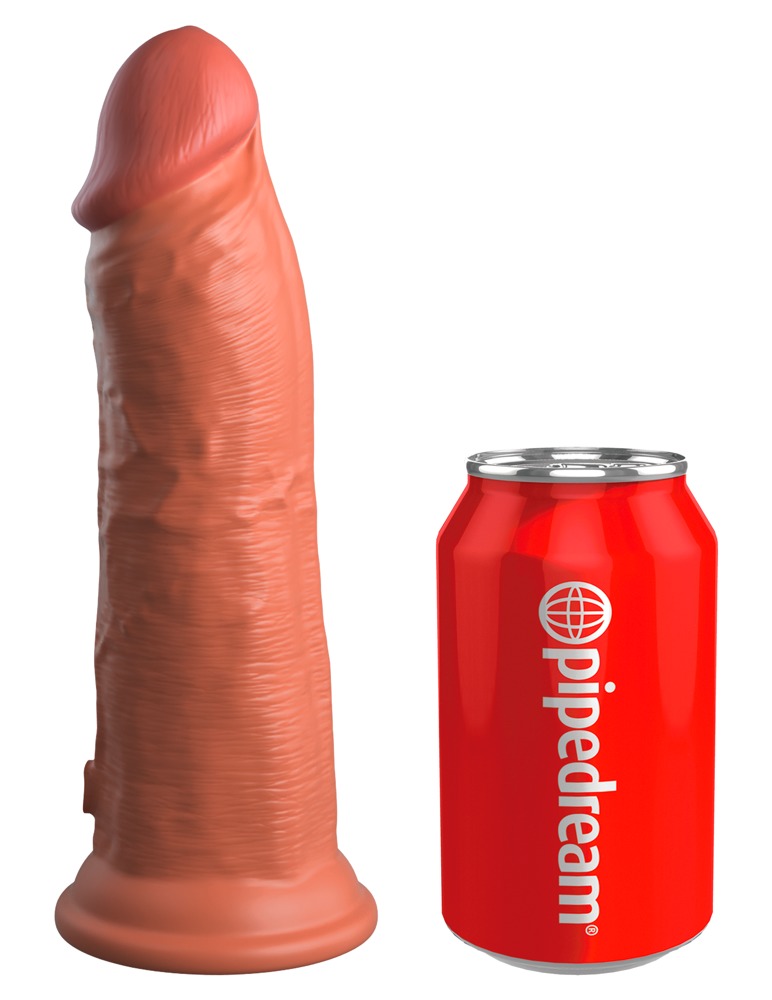8â Silicone Cock fra King Cock Elite