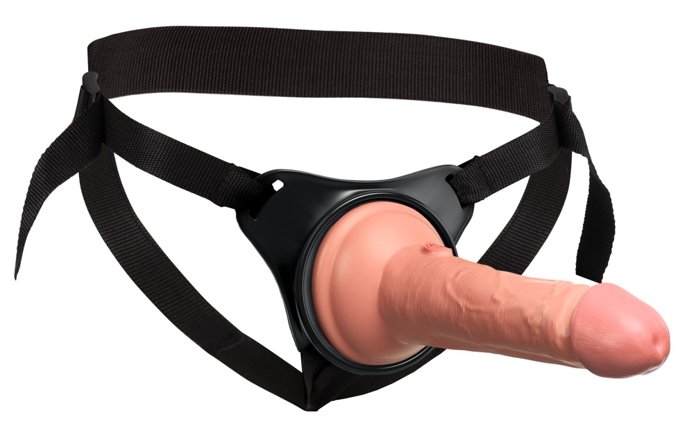 Strap On Beginner's Silicone Body Dock Kit, Justerbar fra King Cock Elite