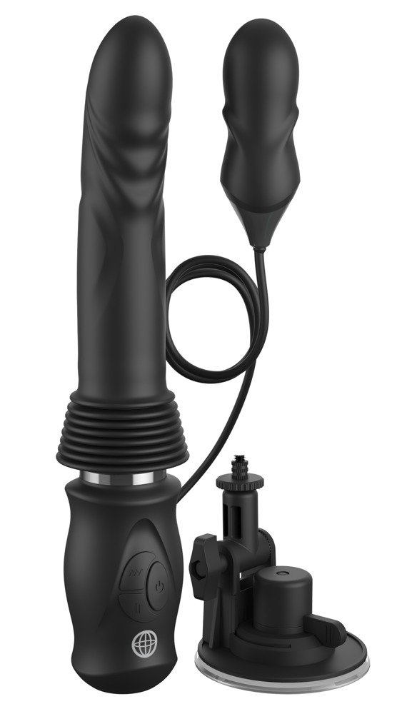 Stødvibrator "ultimate Silicone Thruster" Med Aftagelig Sugekop fra Fetish Fantasy Series