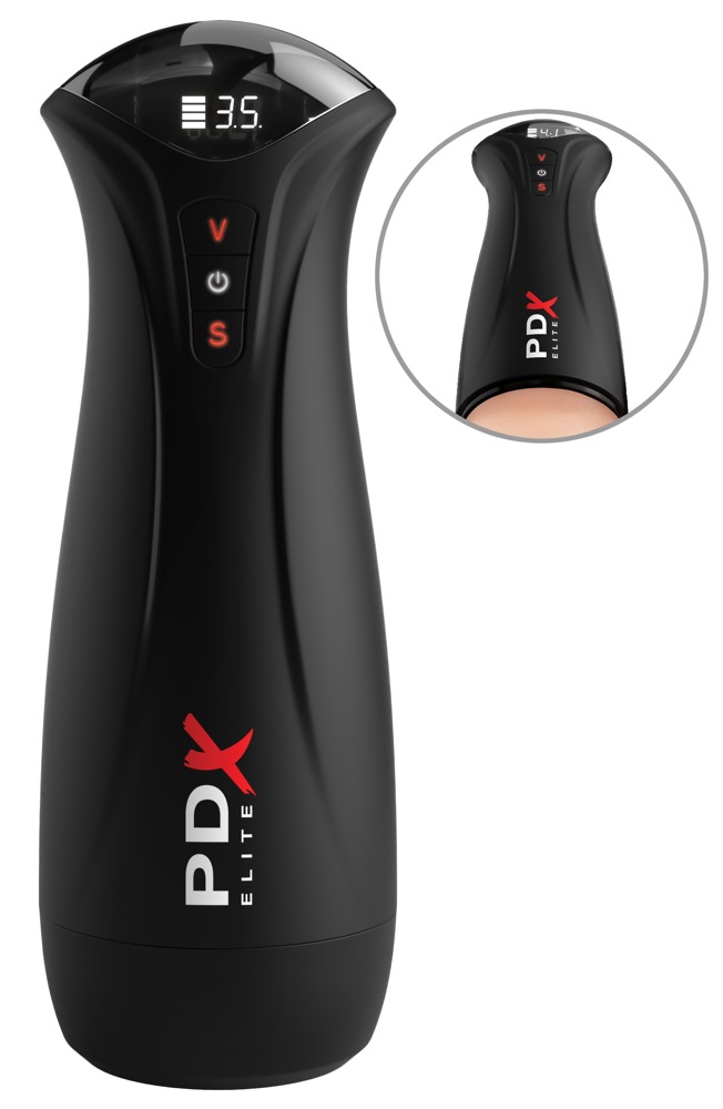 Masturbator âfuck Gasmâ Med Sugefunktion Og Vibrationer fra Pdx Elite