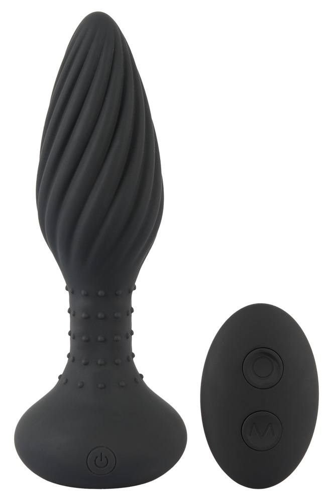 Vibro Analplug "rotating Beads" fra Anos