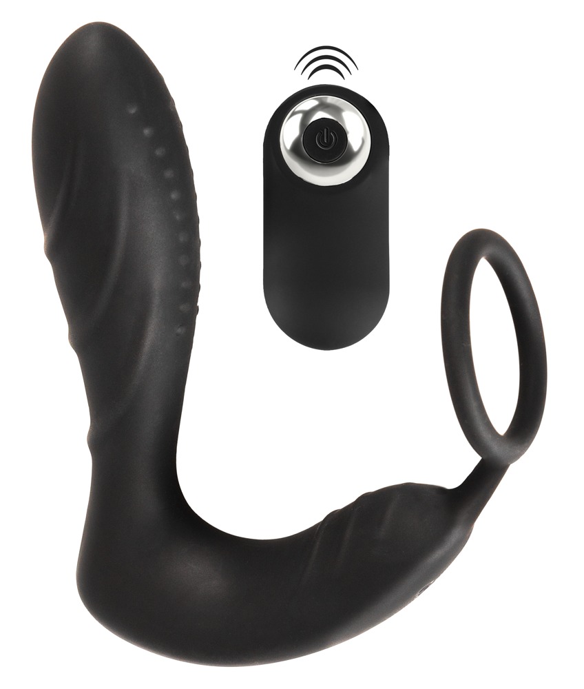 Analvibrator Rc Prostata Plug Med Penisring fra Pro Anal