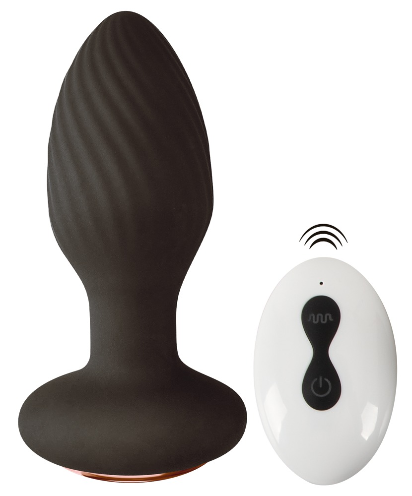 Vibro Analplug ârc Rotating Butt Plugâ fra Anos