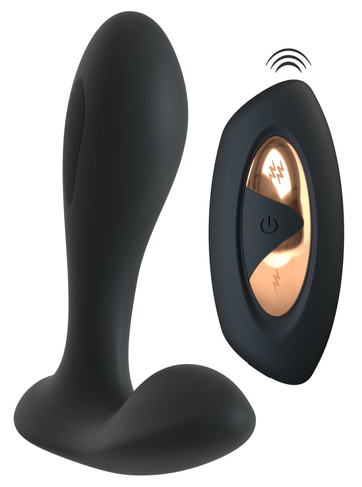 "rc E Stim G&p Spot Vibrator" Med 10 E Stim Og 10 Vibrationstilstande Via Fjernbetjening fra Xouxou