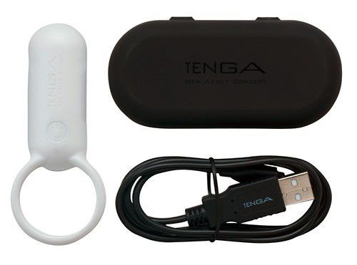 Svr Penisring Med Vibration Hvid fra Tenga