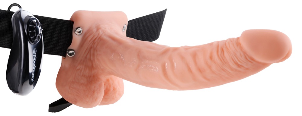 Hollow Strap On Med Testikler fra Fetish Fantasy Series