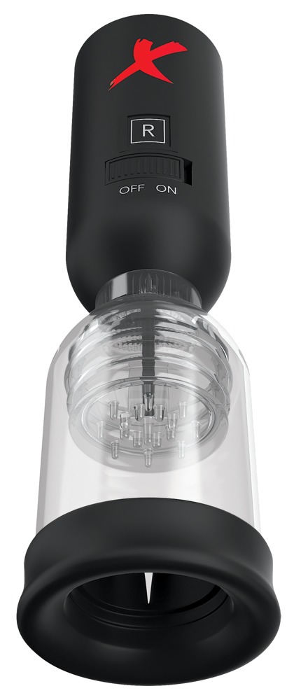 Penishovedpumpe âtip Teazer Power Pumpâ Med Vibration fra Pdx Elite