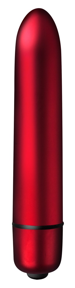 Vibrobullet "scarlet Velvet" Med 10 Vibrationsmodi Og Mat Look. fra Rocks Off