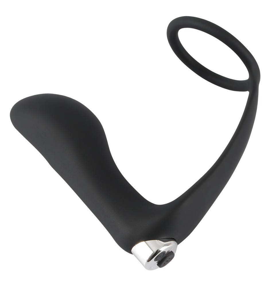 Vibrerende Ring Og Plug fra Black Velvets