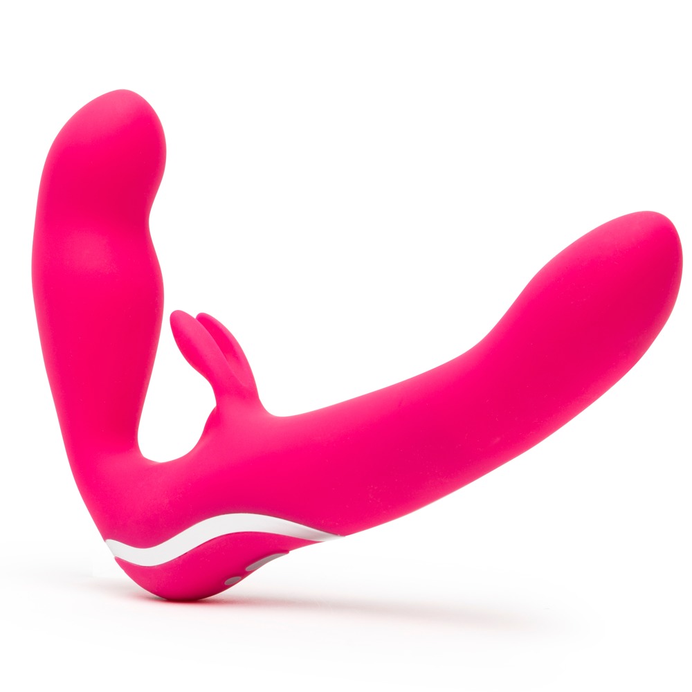 â Strapless Strap On", Fleksibel, Fastholder Den ønskede Position fra Happyrabbit