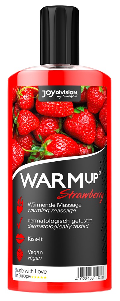 Massageolie "warmup" Med Varmende Effekt fra Joydivision Präparate