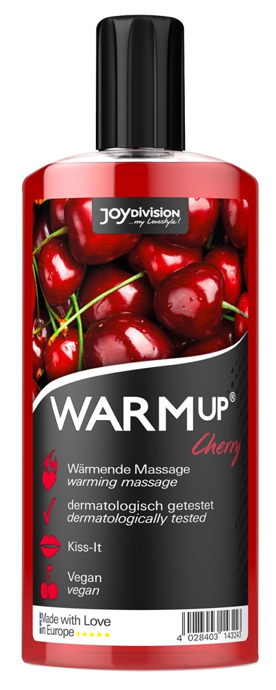 Massageolie "warmup" Med Varmende Effekt fra Joydivision Präparate