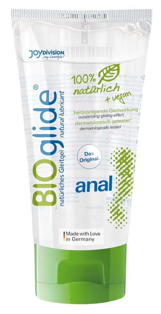 Glidemiddel "bioglide Anal", Vegansk fra Joydivision Präparate