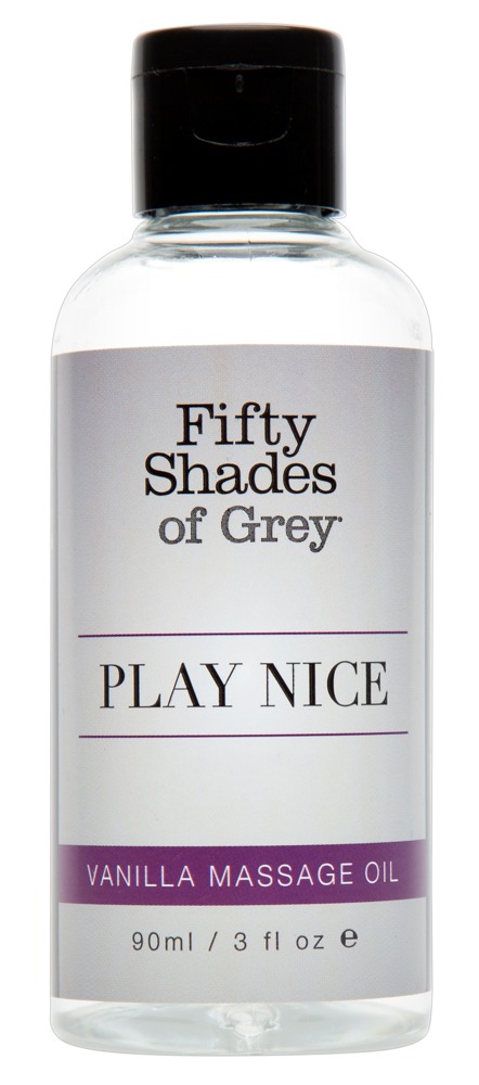 Play Nice Vanilla Massage Oil fra Fifty Shades Of Grey