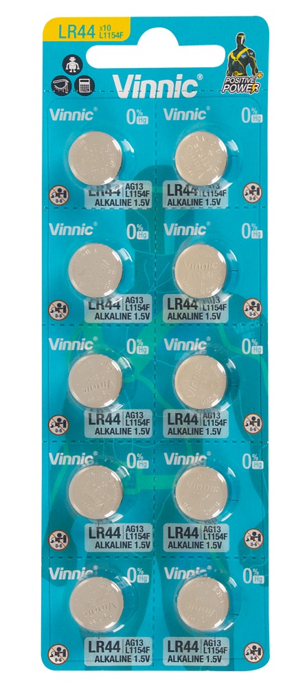 10 Stk. Knapcellebatterier