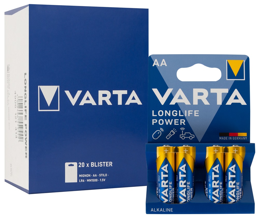 Batteri Aa 20x4er fra Varta