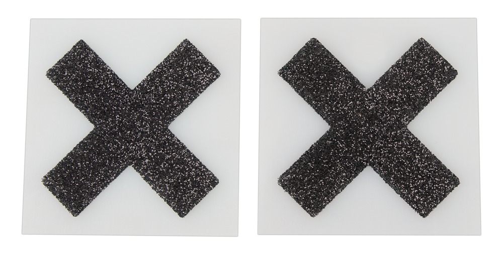 Brystvorte Klistermærker "x" fra Cottelli Accessoires