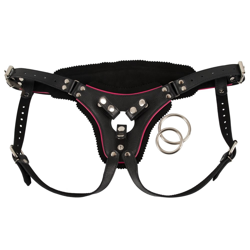 Zado Læder Strap On Harness