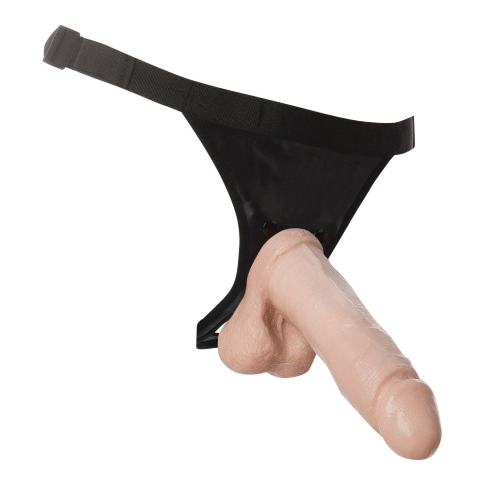 Vac U Lock Set 8" Ultra Realistisk Dildo Med Lækker Trusse fra Doc Johnson