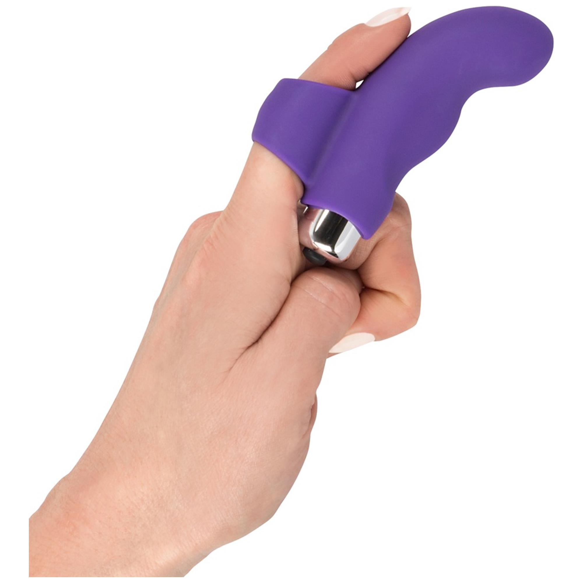 Finger Vibrator Silicone Lila fra You2toys