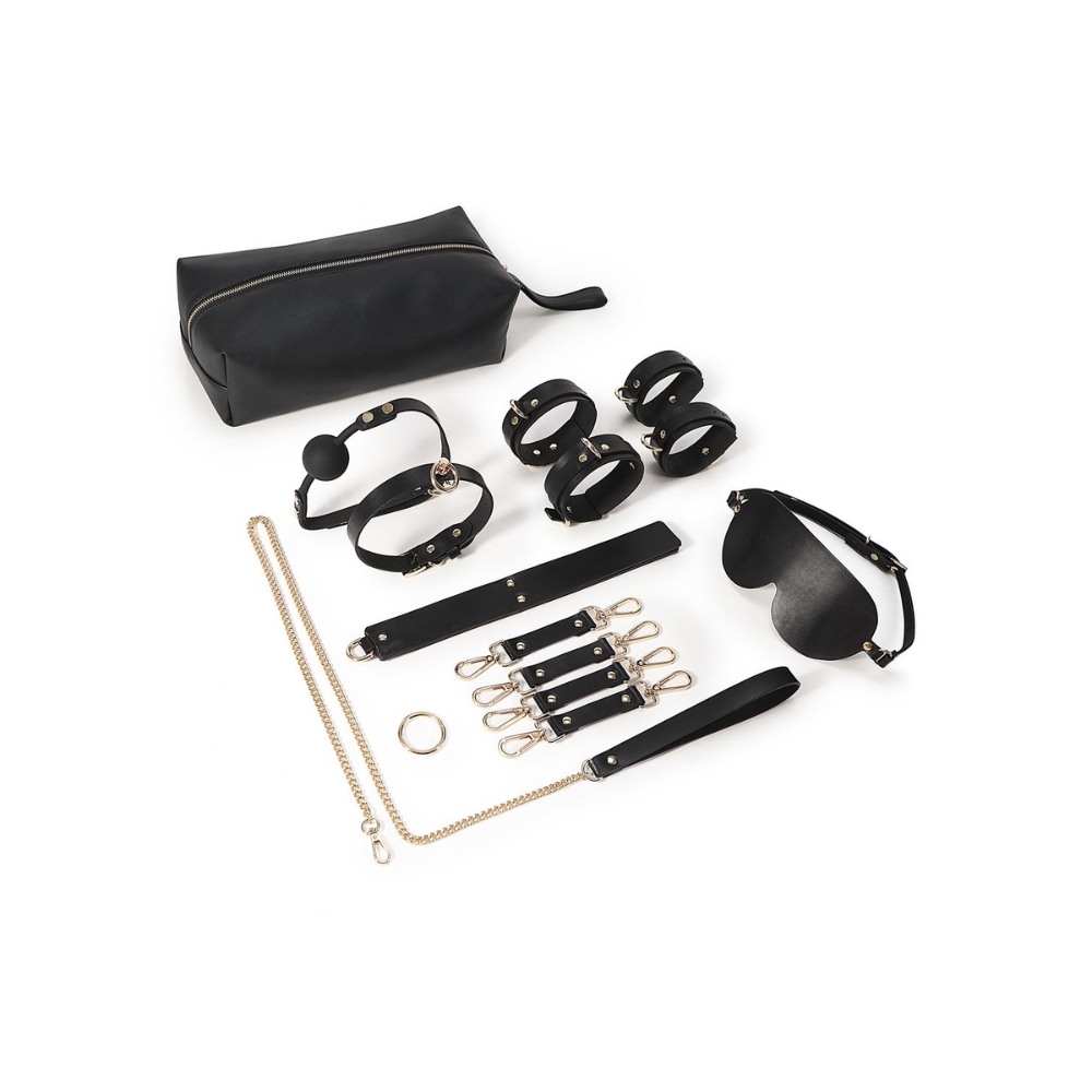 Bdsm Sæt Med 9 Dele + Opbevaringstaske fra O-products