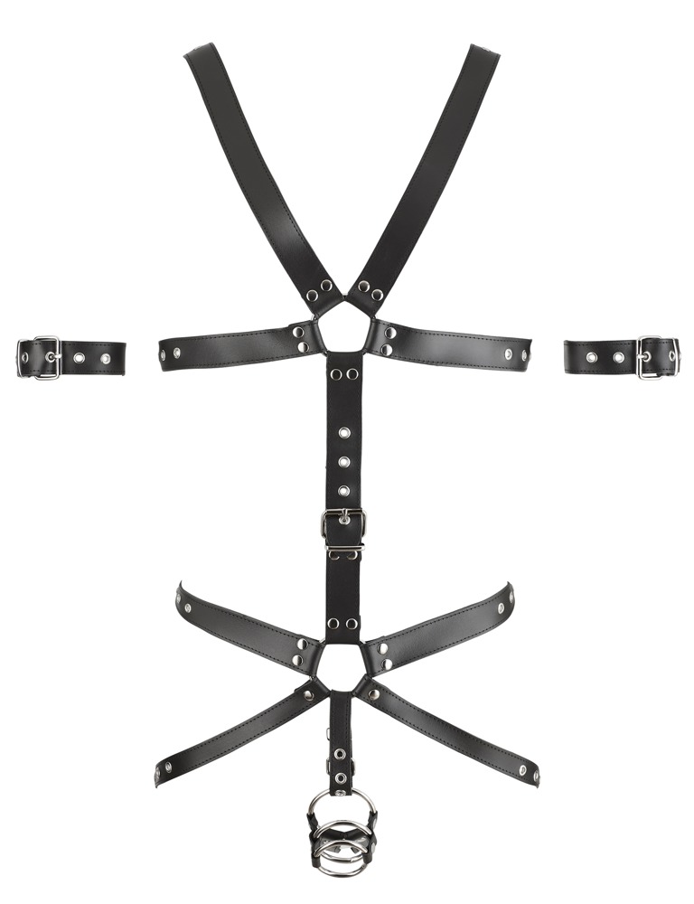 Læder Harness fra Zado