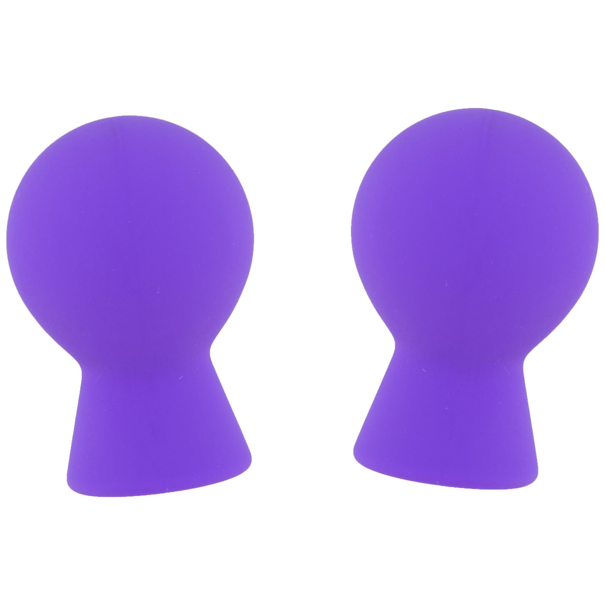Lit Up Nipple Suckers Small Purple fra Dream Toys