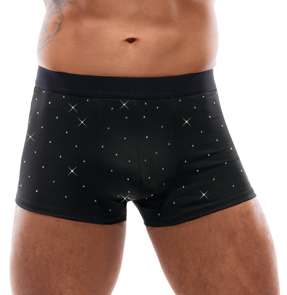 Pants Med Iriserende Rhinsten Foran fra Svenjoyment