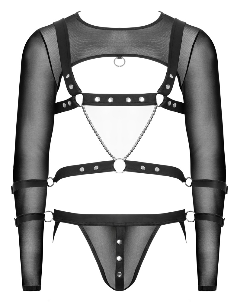 Harness Sæt Inklusive 4 Hånd Armsmanchetter fra Svenjoyment Bondage