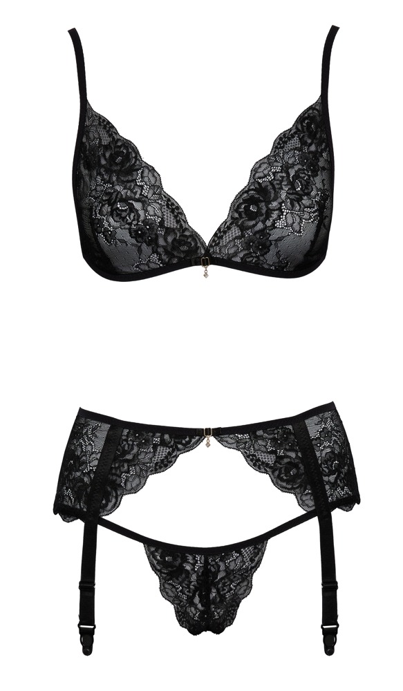 3 Delt Selesæt Lavet Af Fine Blonder fra Kissable