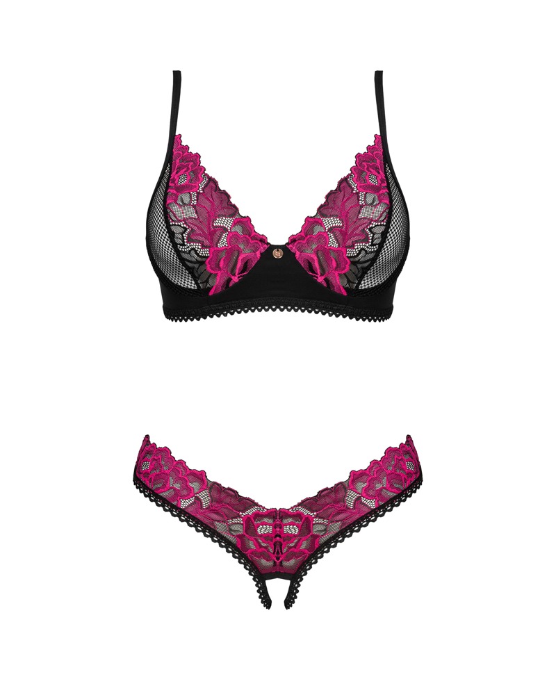 Bh Plus Bundløs G Streng "rosenty" Med Rosenblonder fra Obsessive